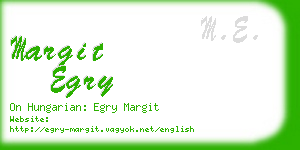 margit egry business card